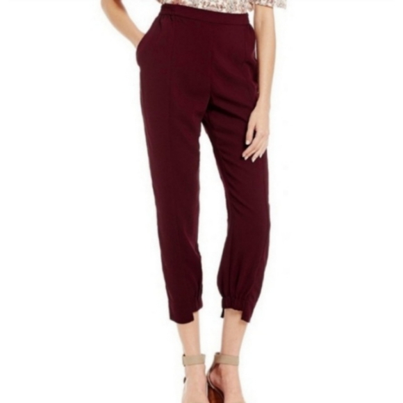 Gibson Latimer Song Sparrow Pull-On Jogger Pants - Maroon - Picture 1 of 16